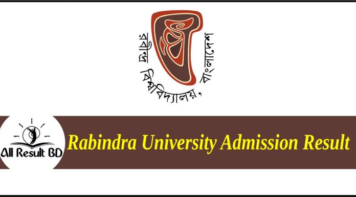 Rabindra University Admission Result