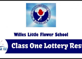 Willes Little Flower School Admission result