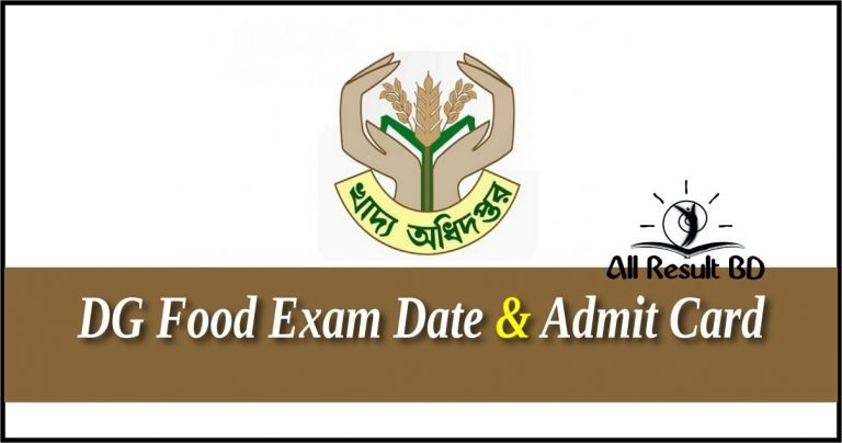 DG Food Exam Date