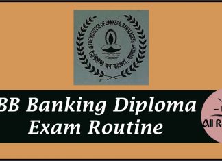 IBB Banking Diploma Exam Routine
