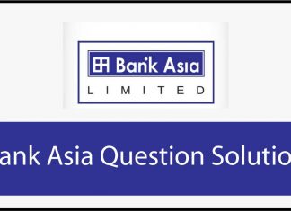 Bank Asia Question Solution