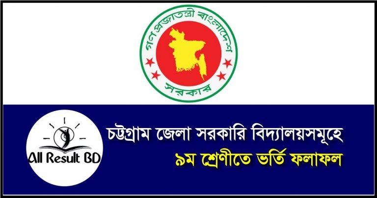 Chittagong School Class 9 Admission Result