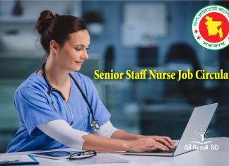 Senior Staff Nurse Job Circular