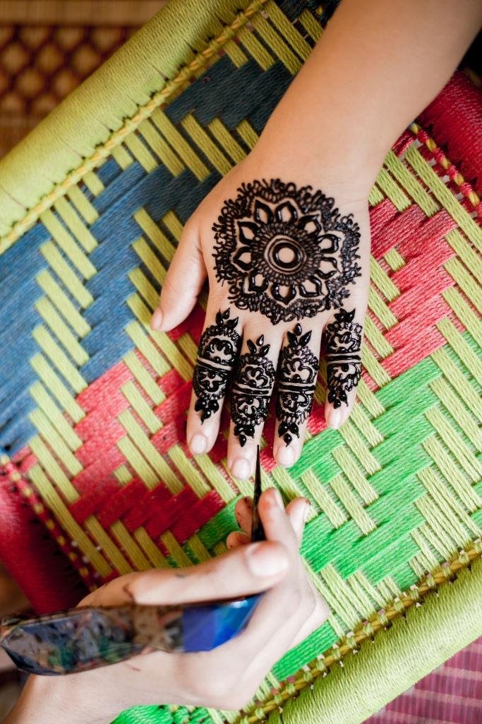 New Mehedi Design Images 2021 | Simple Eid Mehndi Design Pic