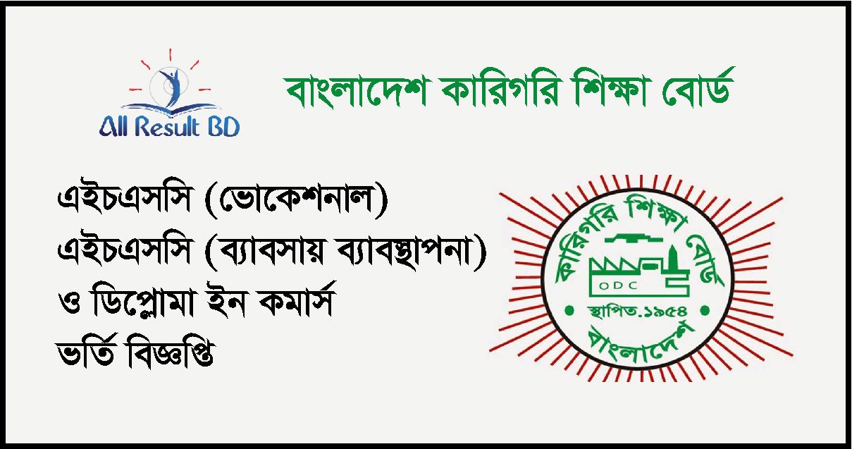 HSC Vocational Admission Circular 2023 (Diploma in Commerce, HSC BM Admission)