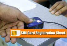 SIM Card Registration Check