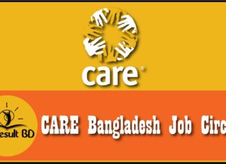 CARE Bangladesh Job Circular