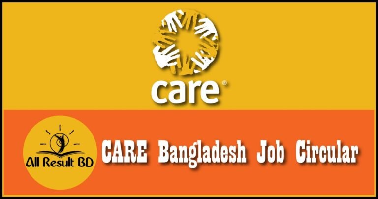 CARE Bangladesh Job Circular