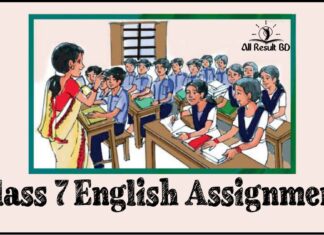 Class 7 English Assignment