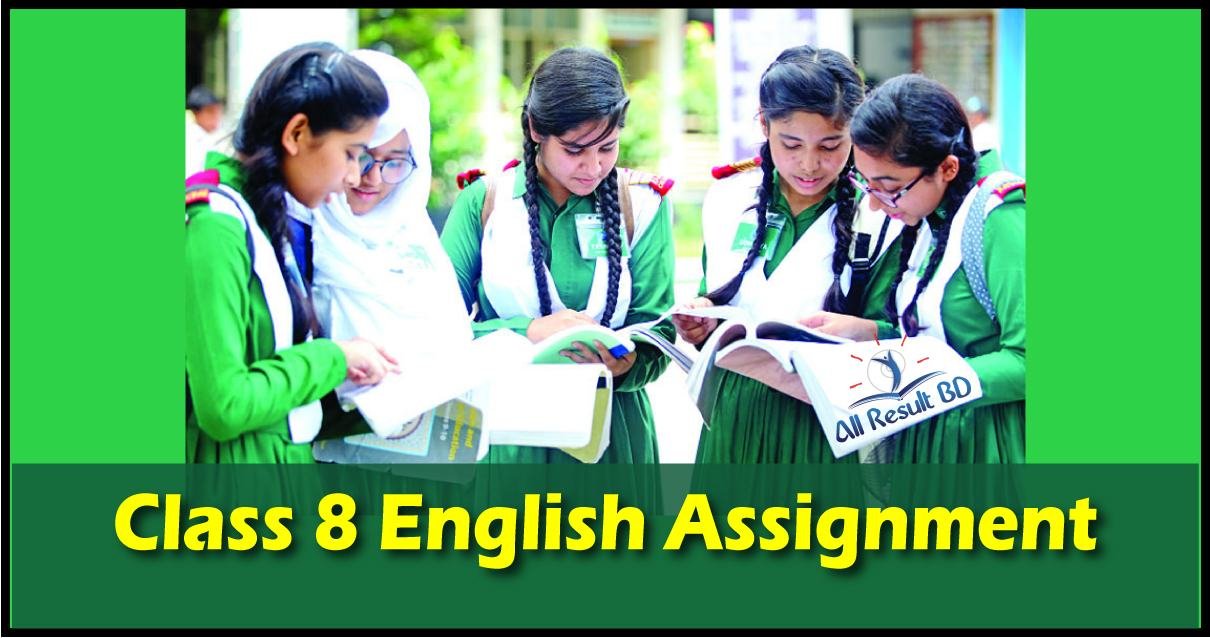 assignment english class 8