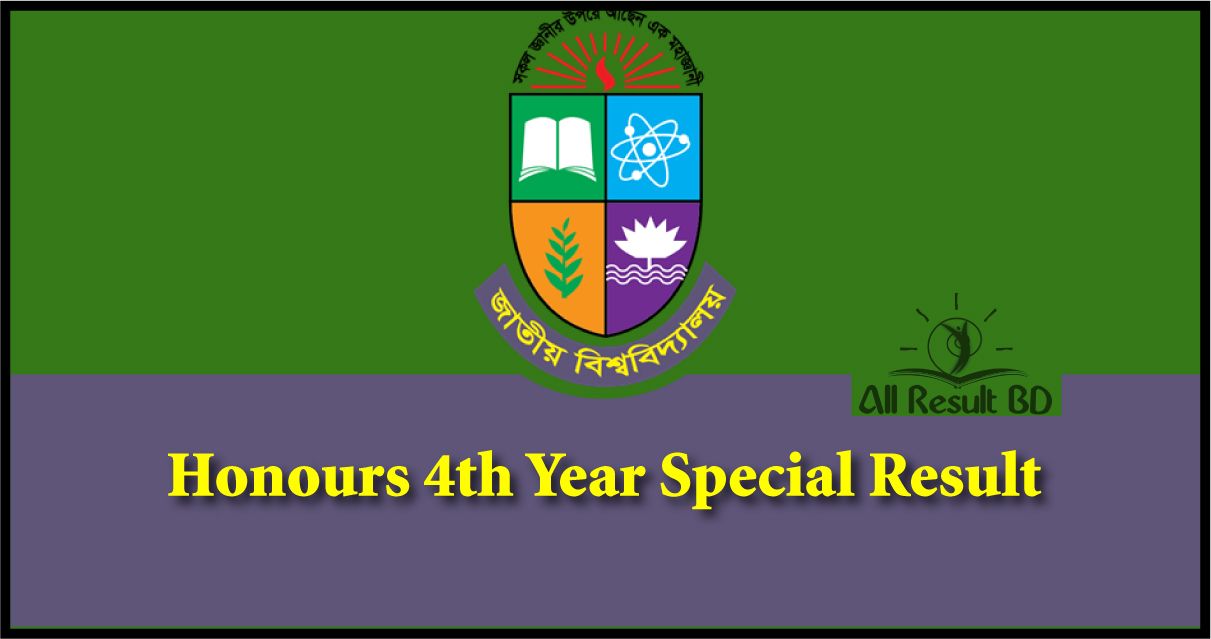 Honours 4th year special result