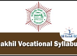 Dakhil Vocational Syllabus