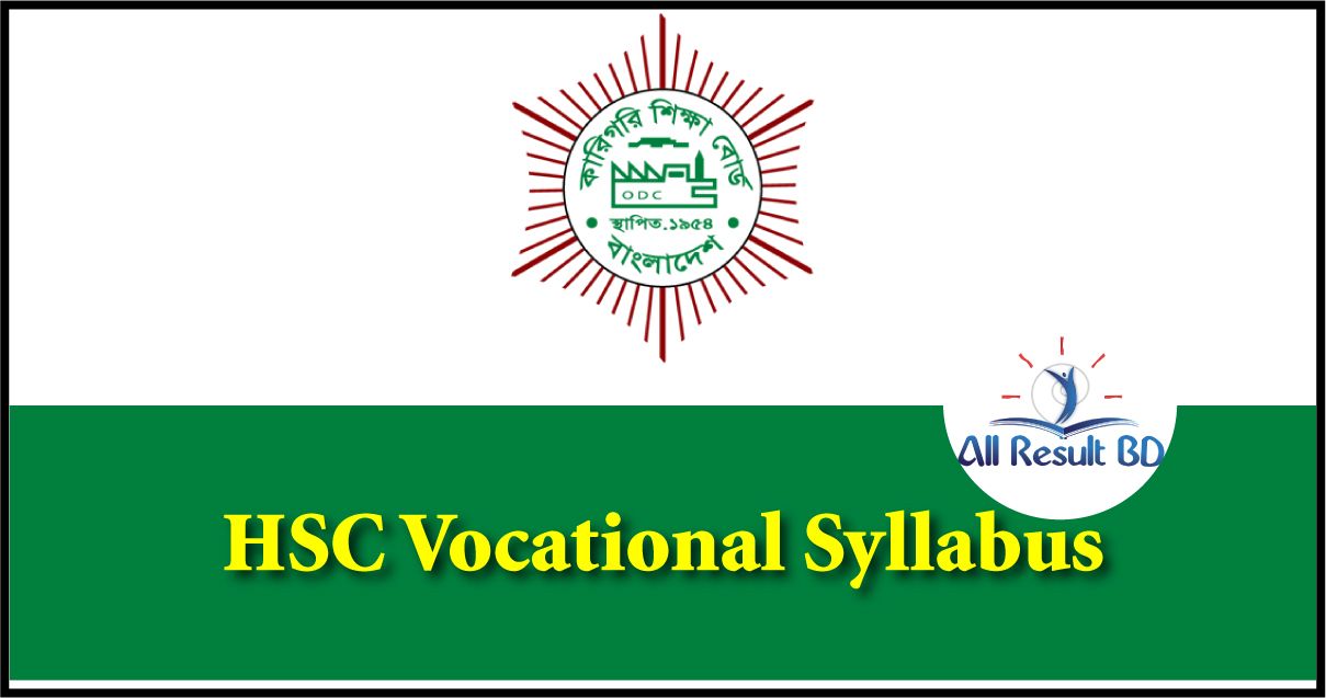 HSC Vocational Syllabus 2022 | BTEB HSC New Short Syllabus PDF