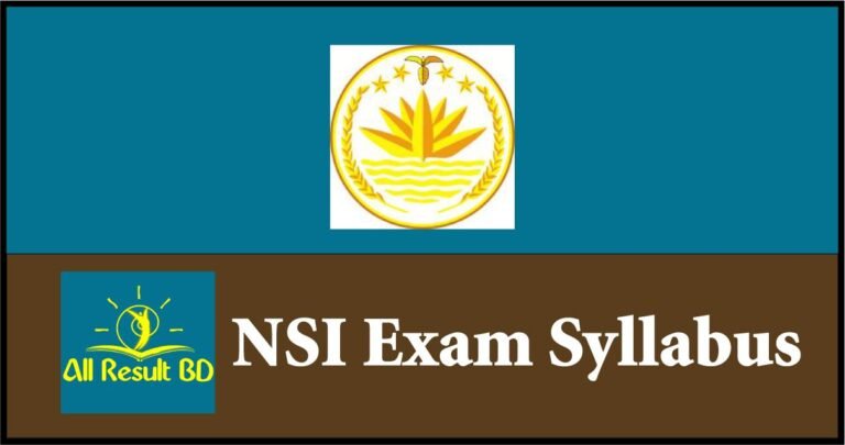 NSI Exam Syllabus
