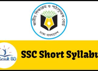 SSC Short Syllabus