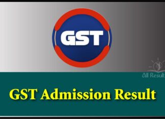 GST Admission Result