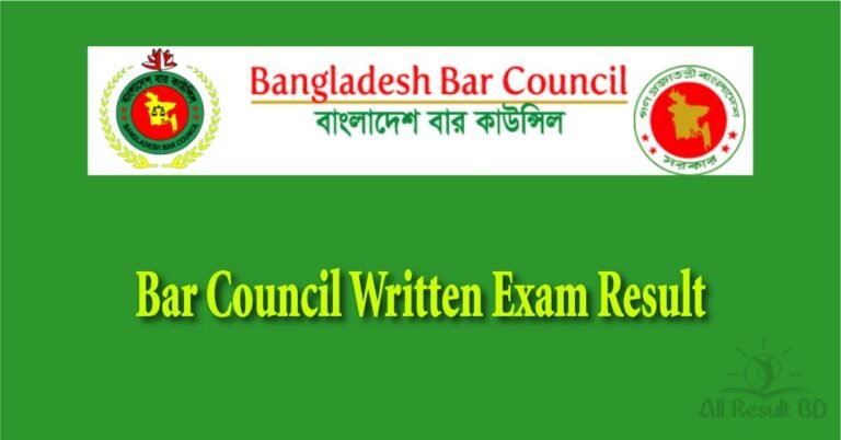 Bar Council Written Exam Result