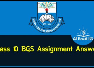 Class 10 BGS Assignment Answer