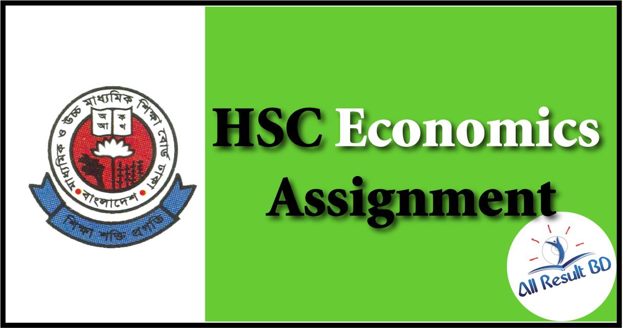 HSC Economics Assignment