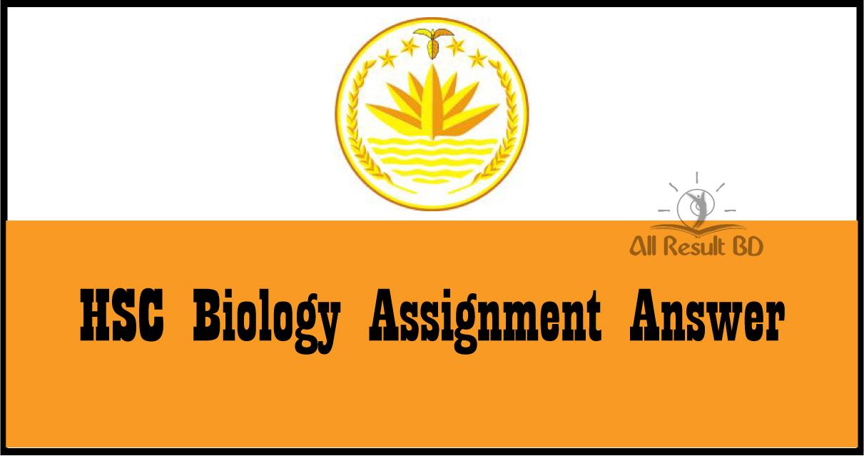 HSC Biology Assignment