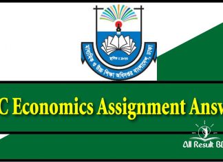 SSC Economics Assignment Answer