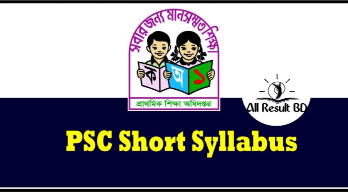 PSC Short Syllabus