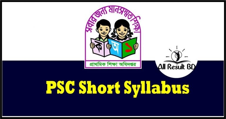 PSC Short Syllabus