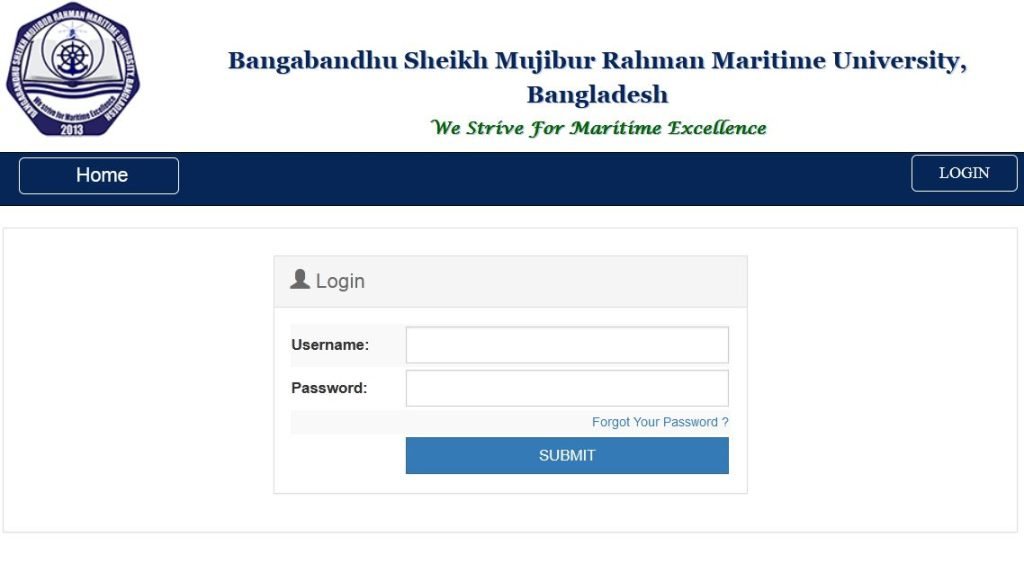 BSMRMU Admit Card