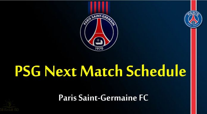 PSG Next Match Schedule