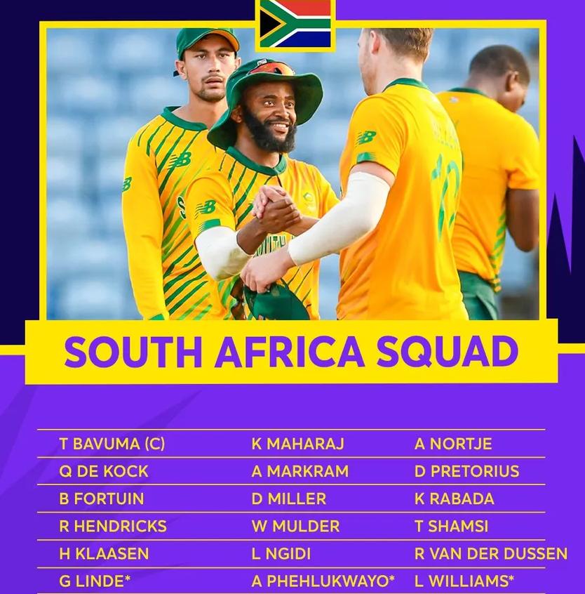 South Africa Squad