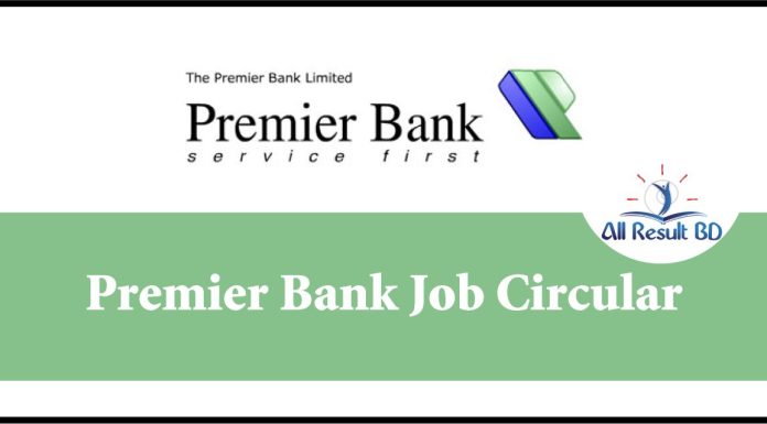 Premier Bank Job Circular
