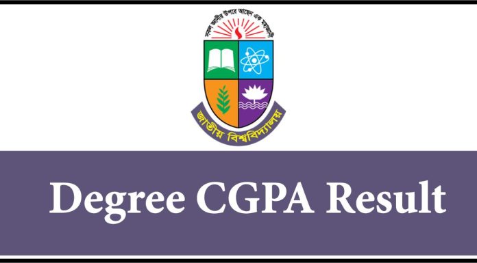 Degree CGPA Result