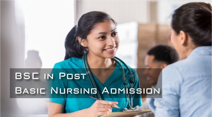 Post Basic Nursing Admission