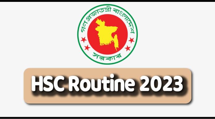 HSC Routine 2023