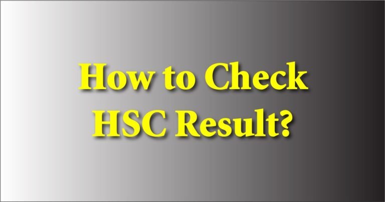 HSC Result 2025 kivabe dekhbo