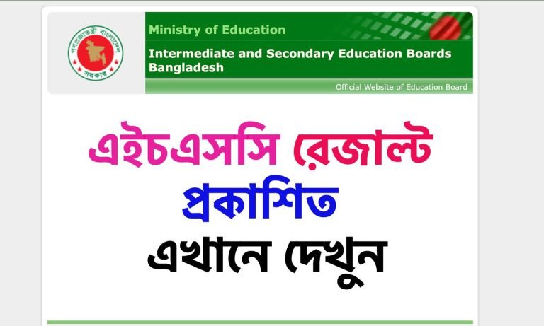 HSC Result 2025 with number