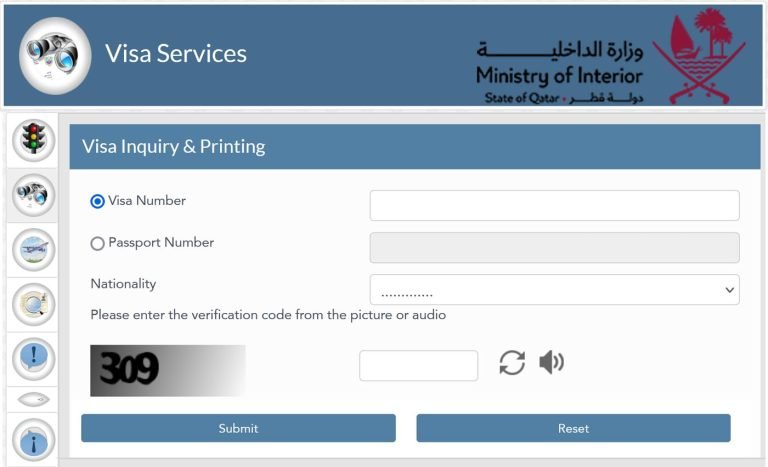 Qatar Visa Check Online