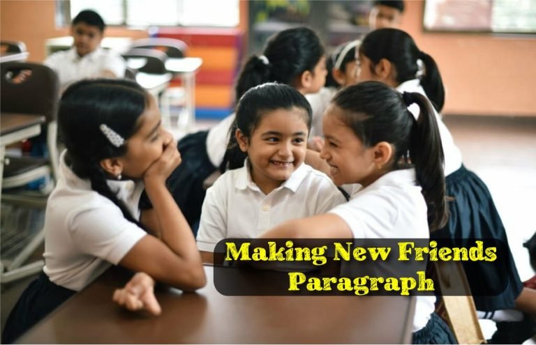 Making New Friends Paragraph