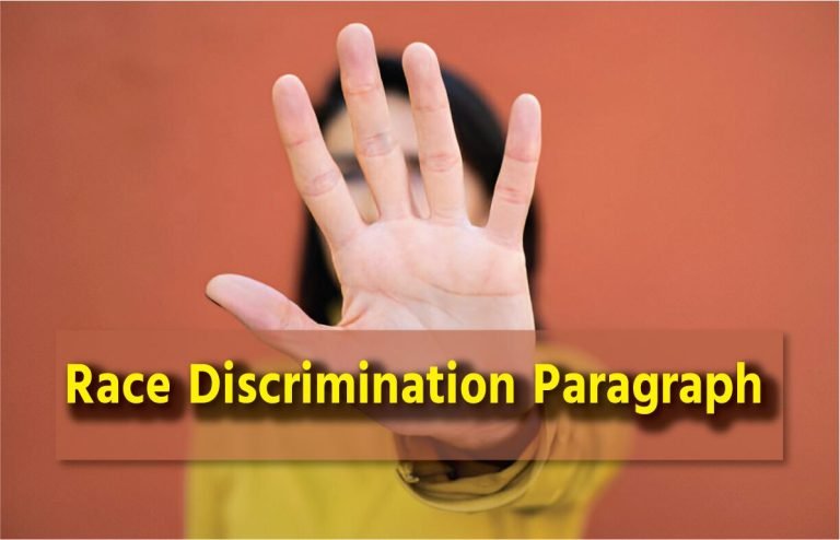 Race Discrimination Paragraph