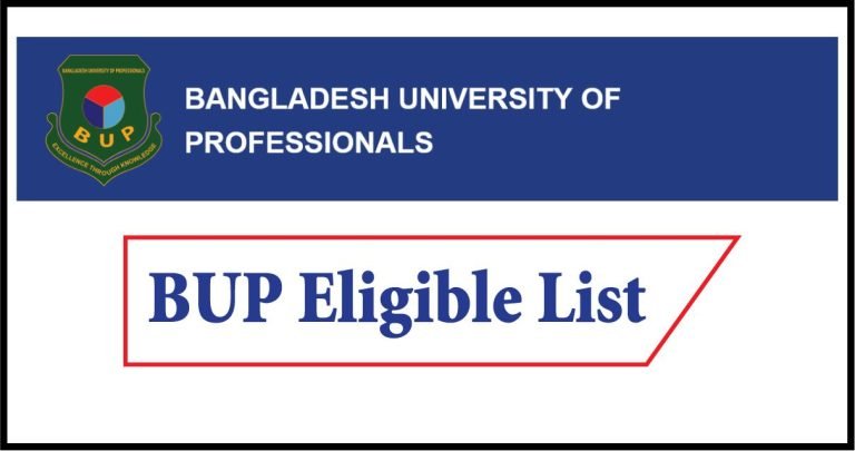 BUP Eligible List