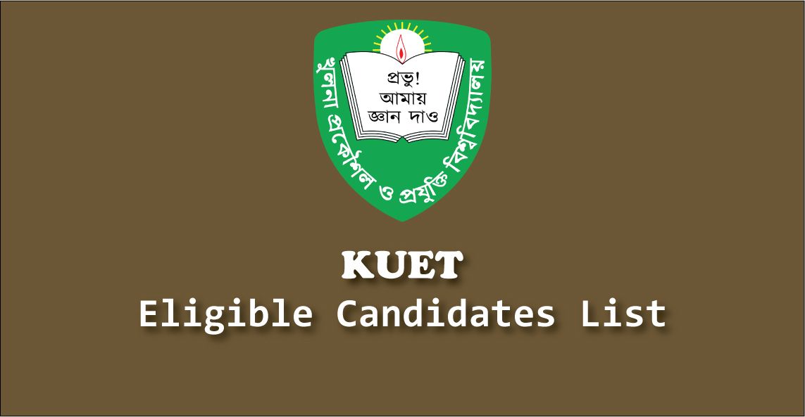 KUET Eligible Candidates List 2025 – KUET Short list pdf