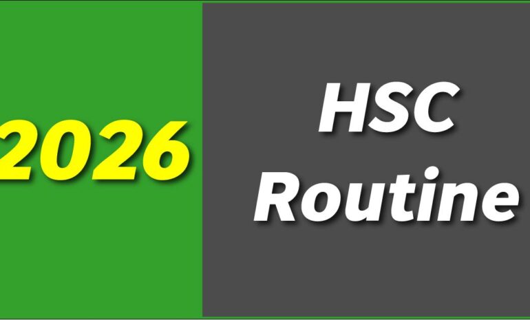 HSC Routine 2026